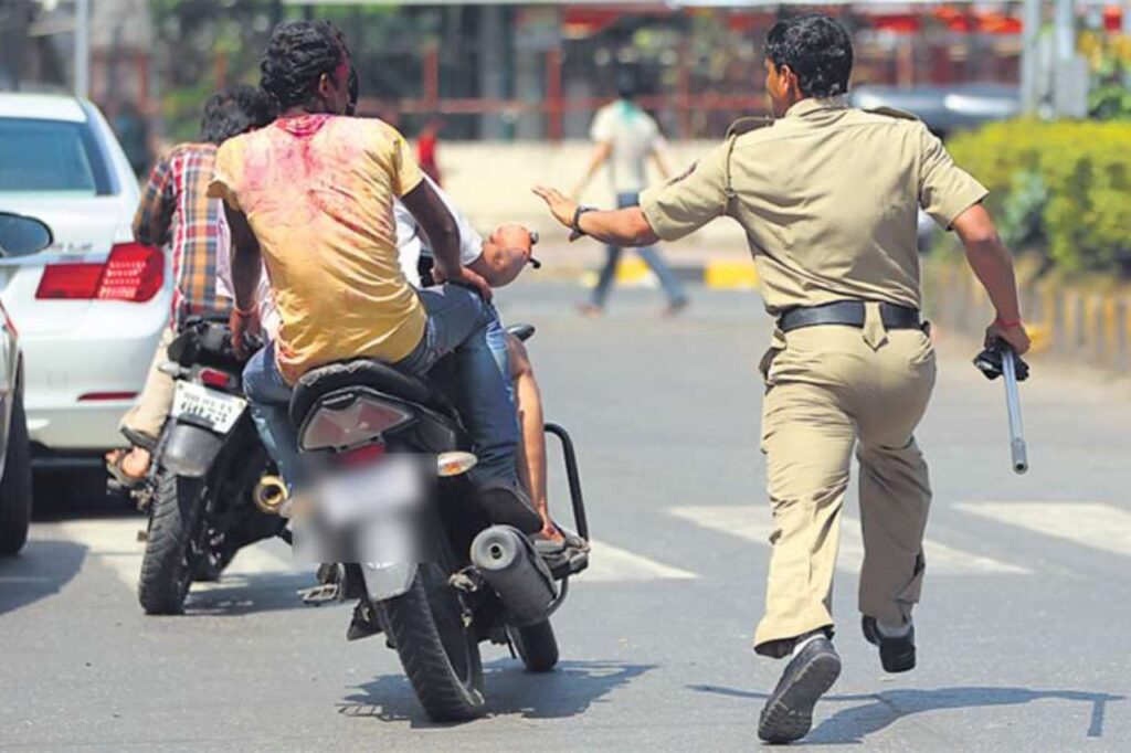 Traffic challan rules in india